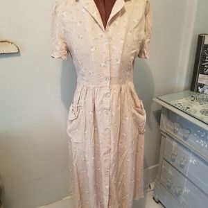 Vintage Look Midi Day Dress